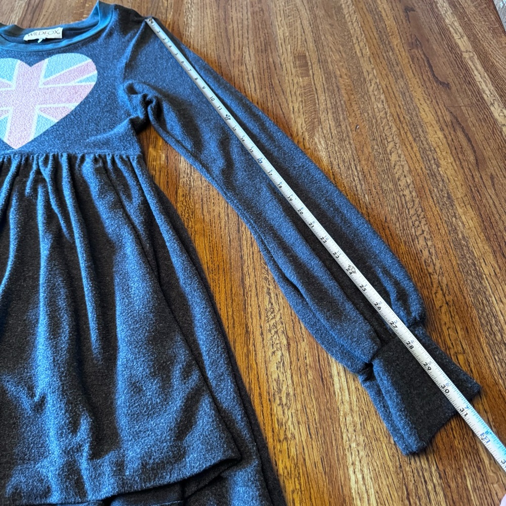 WILDFOX HEART PRINTED MINI DRESS Sz Large - Picture 10 of 14
